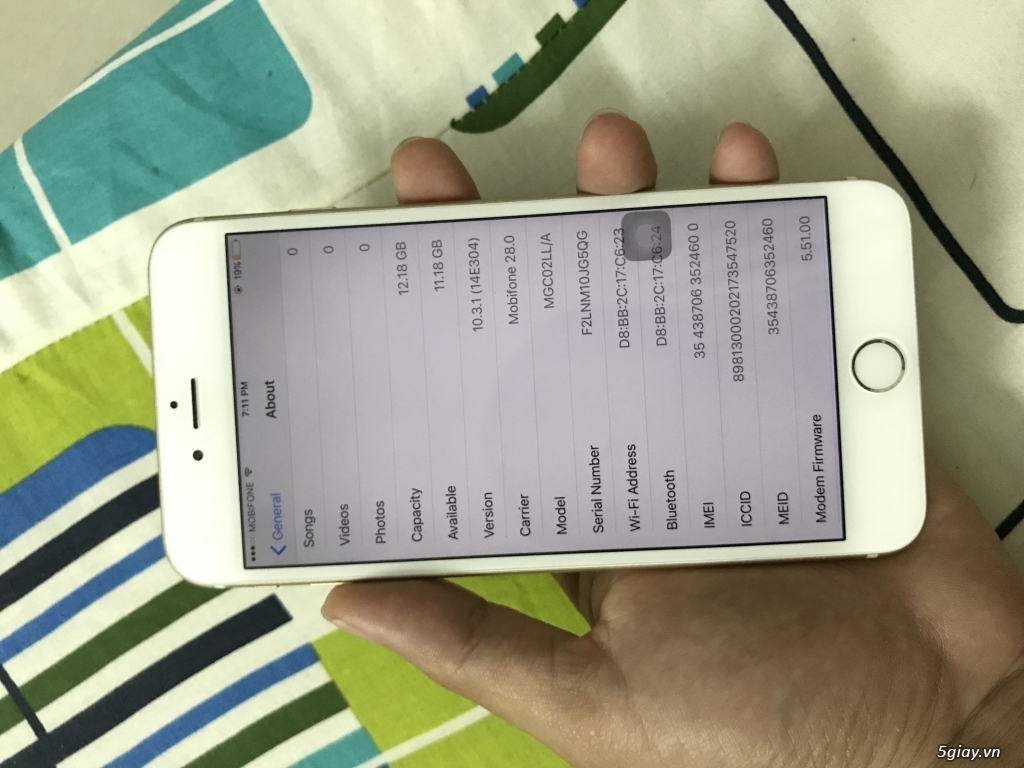 iPhone 6plus 16gb Gold lock - 2