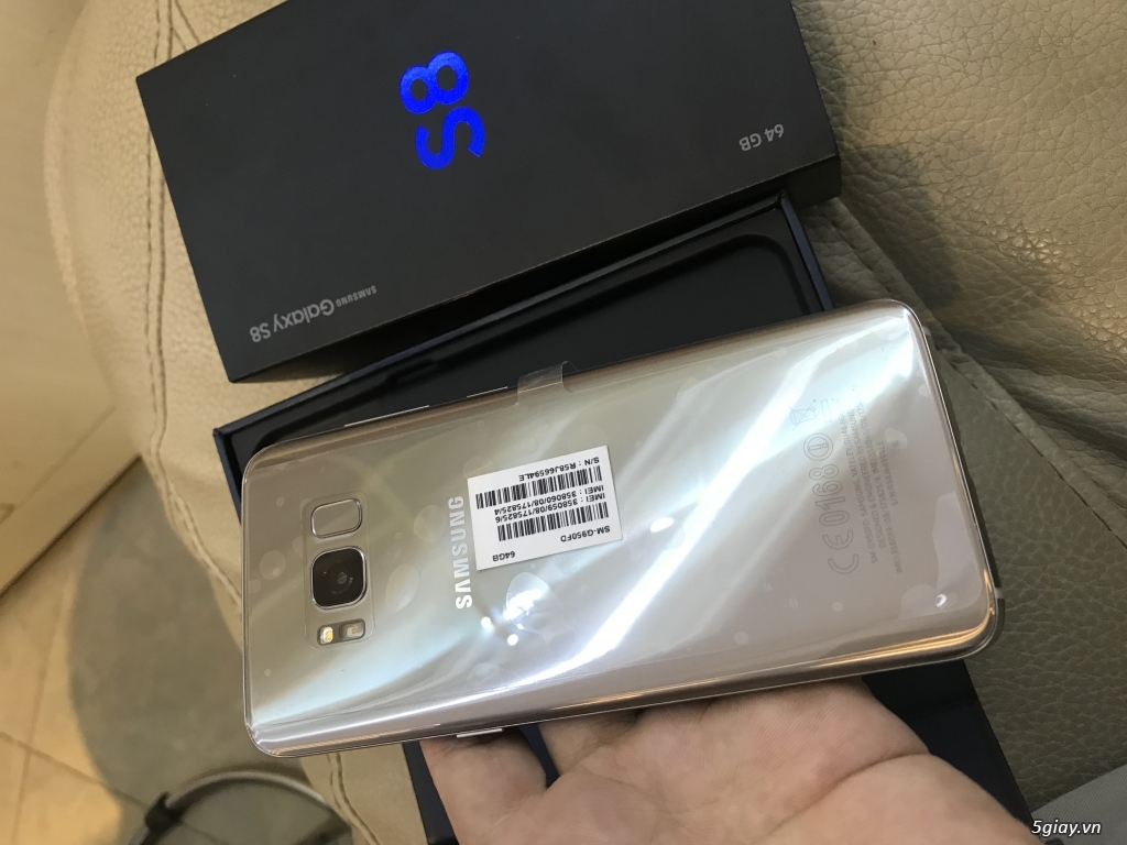 Samsung s8 gold 64gb chính hãng mới kích hoạt