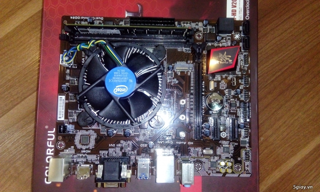COMBO G4600 + MAIN B250M-HD_RAM 4GB BUS 2133 MỚI MUA TÂN DOANH 1 TUẦN - 2