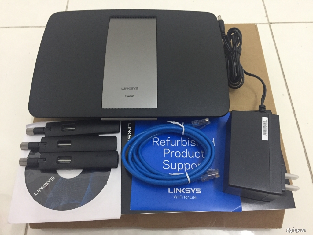 Cần Bán: Bộ định tuyến Router Linksys EA6900 Wifi Dual band AC1900Mbps - 2