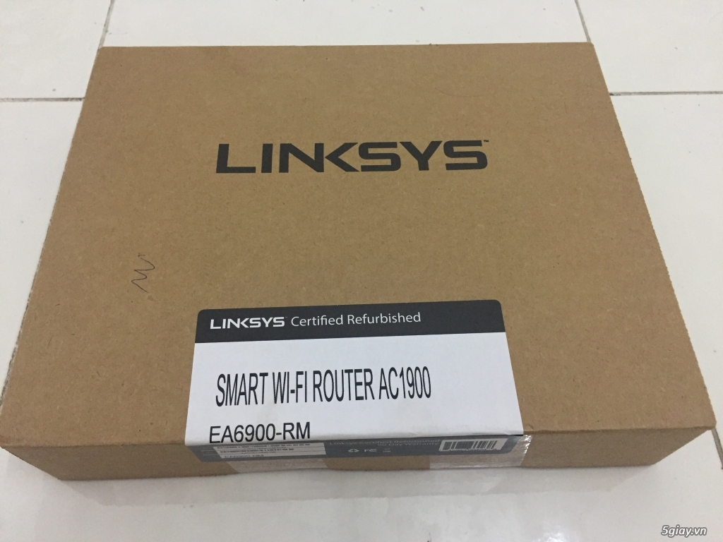 Cần Bán: Bộ định tuyến Router Linksys EA6900 Wifi Dual band AC1900Mbps