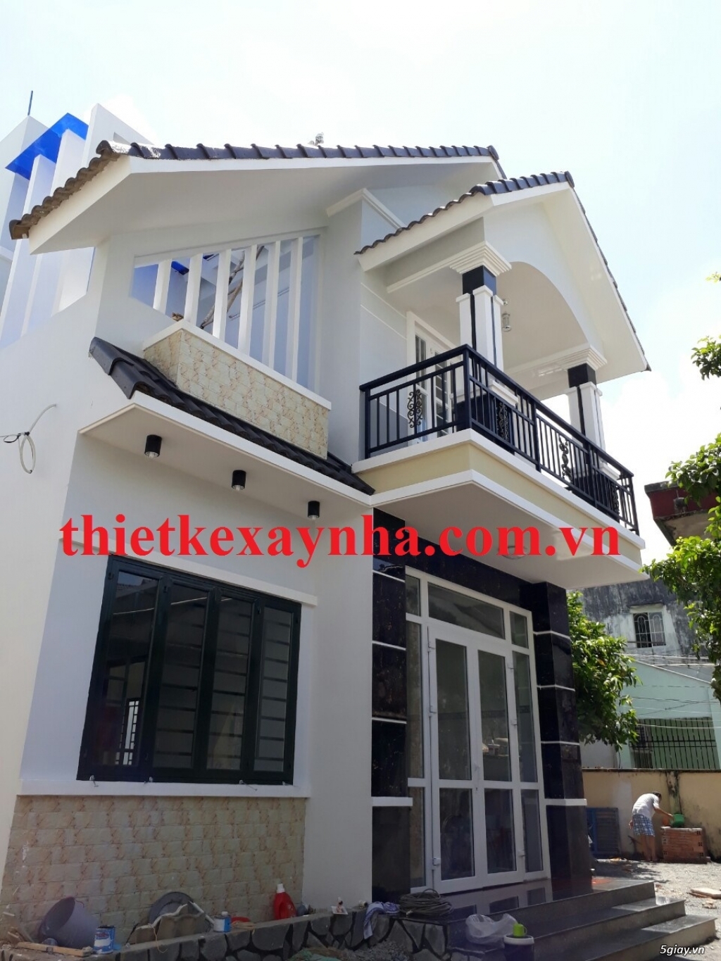 thiết kế biệt thự 2 tầng