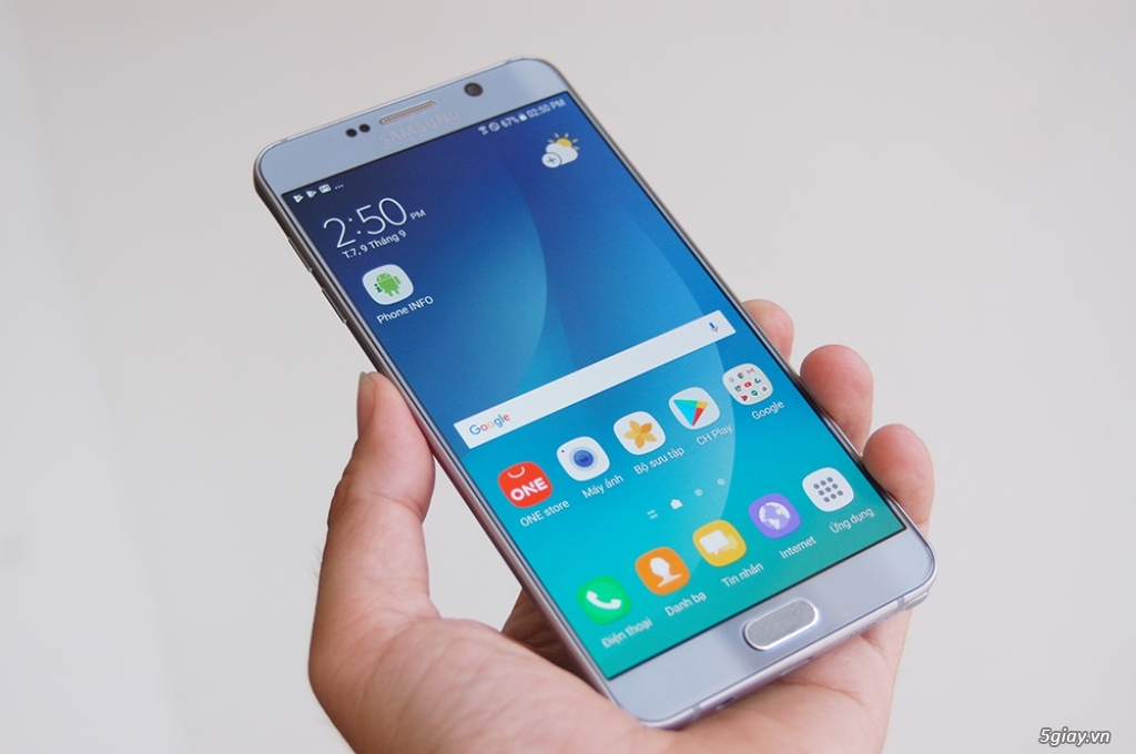 SamSung Note 5 Silver TiTanium ( Bạc ) Q.Tế Fullbox