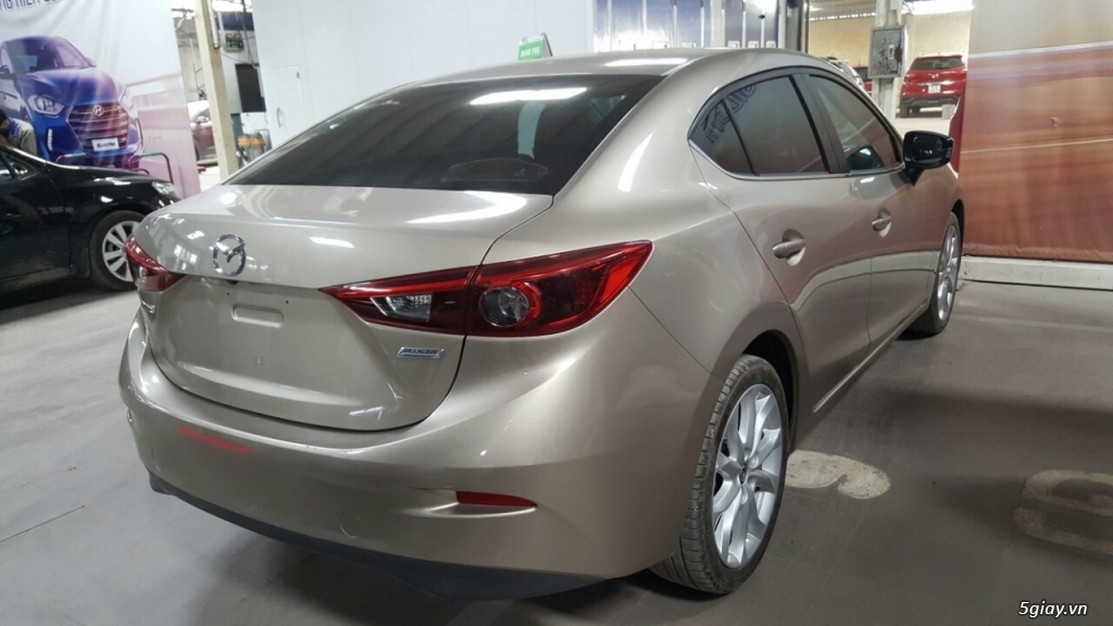 Bán Mazda 3 All New 2.0AT sedan 2015 màu vàng cát 25000km - 6