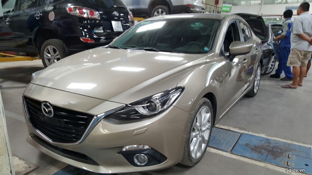 Bán Mazda 3 All New 2.0AT sedan 2015 màu vàng cát 25000km - 7