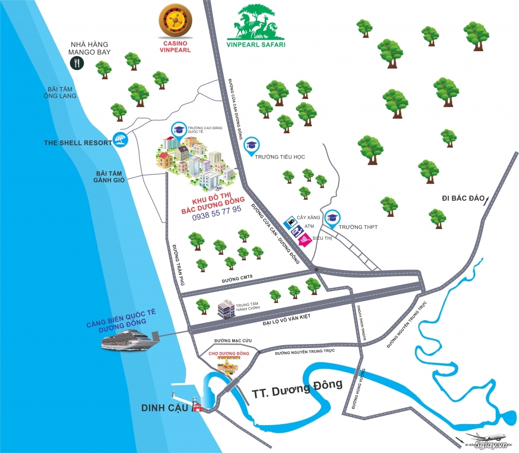 ĐẦU TƯ ĐẤT THỔ CƯ SINH LỜI TẠI ĐẶC KHU PHÚ QUỐC - CASINO - 1