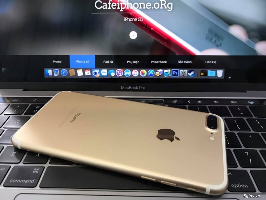 iPhone 7+ 128GB Gold 99% mỹ zin all còn BH 3/2018!!