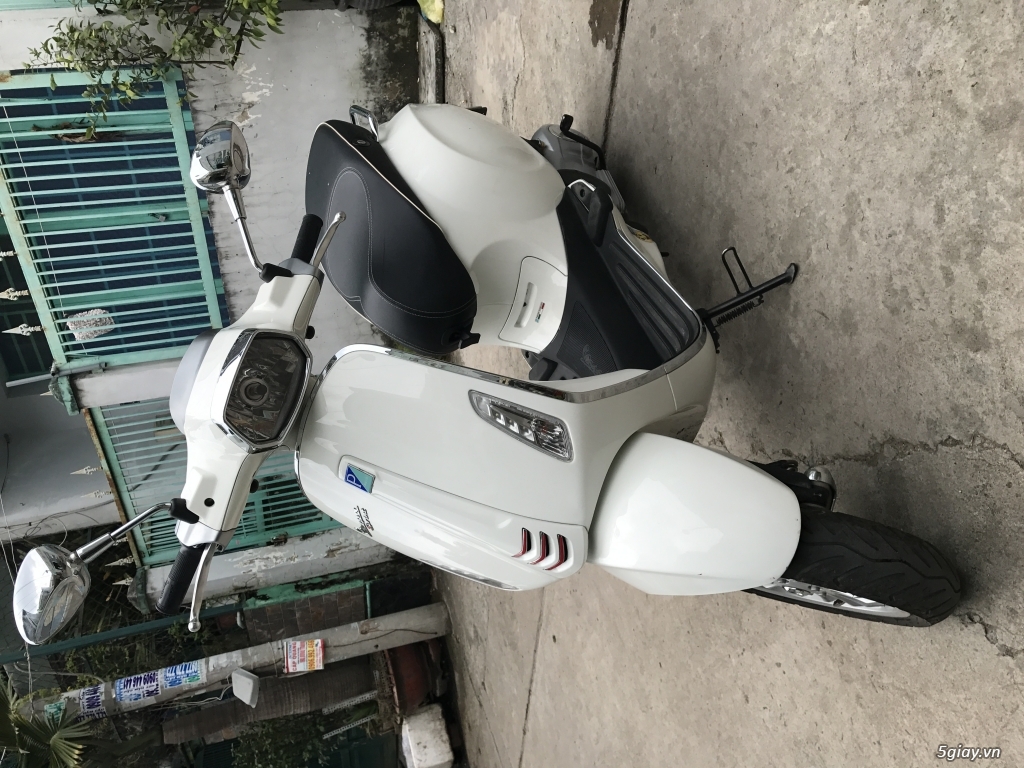 Vespa sprint trắng 2016 còn bảo hành chính hãng - 2