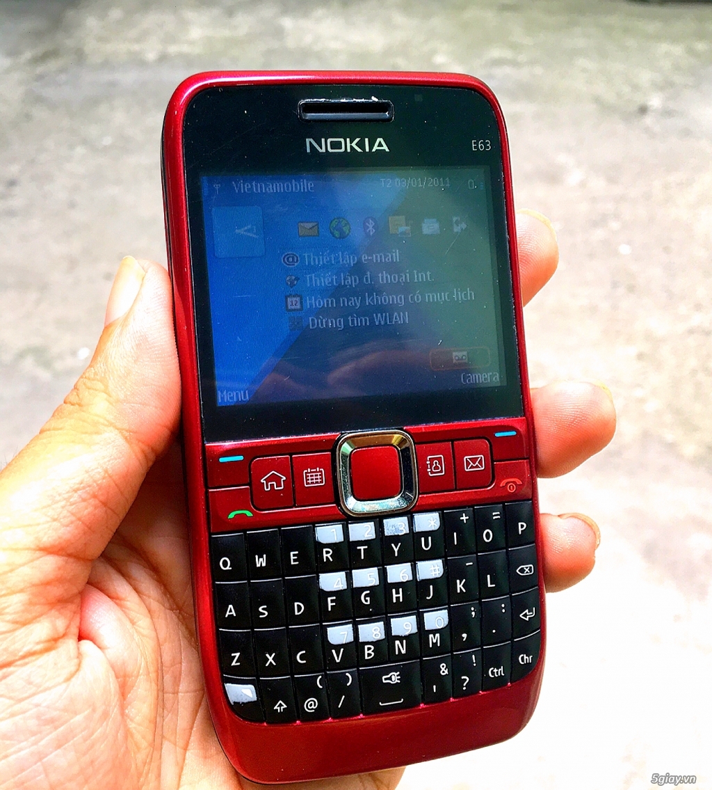Nokia E63 Zin chính hãng Có 3G,WiFi pin trâu siêu rẻ 459k,Có giao tới - 8