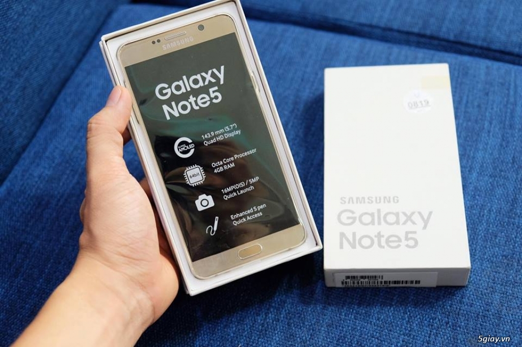 Samsung Note 5 chính hãng TGDĐ Mới 100% Fullbox. - 1