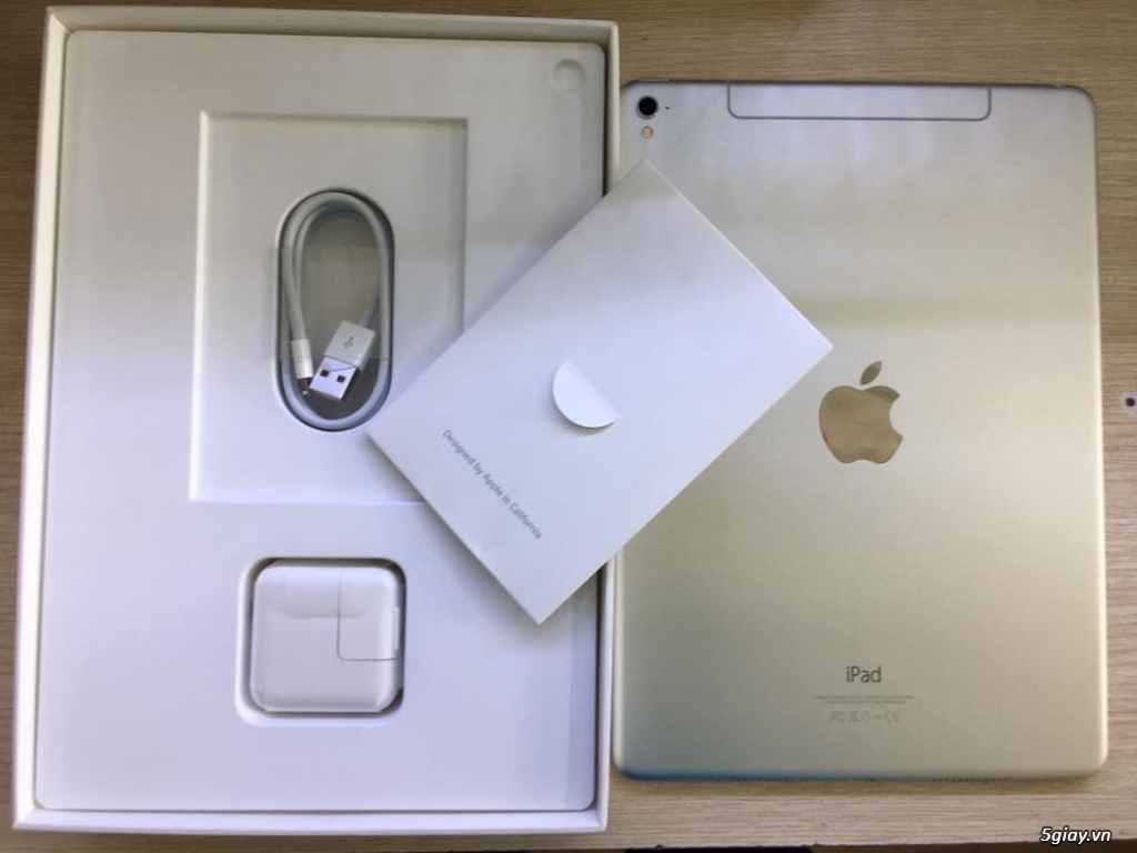 iPad Pro 9,7 inch 32gb 4g trắng 99,999% như mới full - 1