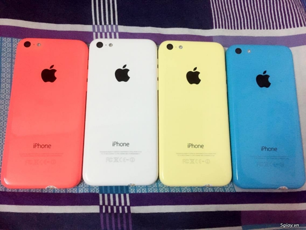 Iphone 5C-32G-Quốc Tế-Đủ Màu.Mới 98-99% .Zin nguyên bản 100% A-Z