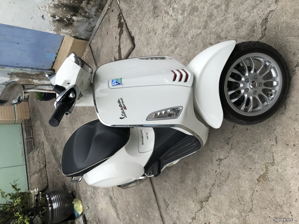 Vespa sprint trắng 2016 còn bảo hành chính hãng - 3