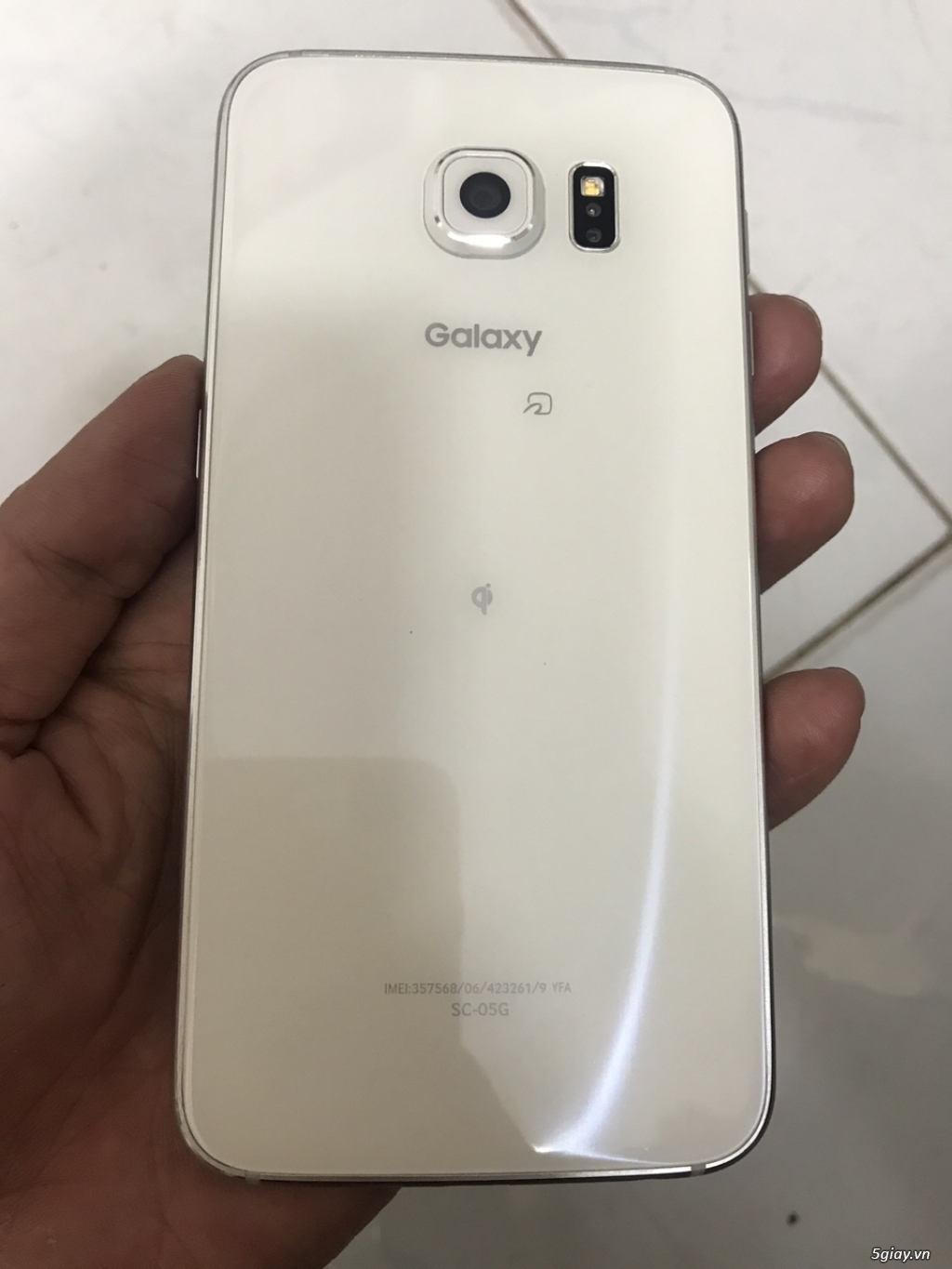 Bán Galaxy S6 trắng còn mới 99% - 1