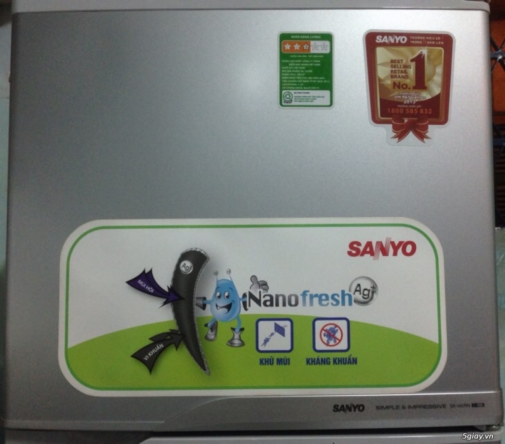 Thanh lý tủ lạnh Sanyo SR-145RN 130 lít, mới 90% - 5