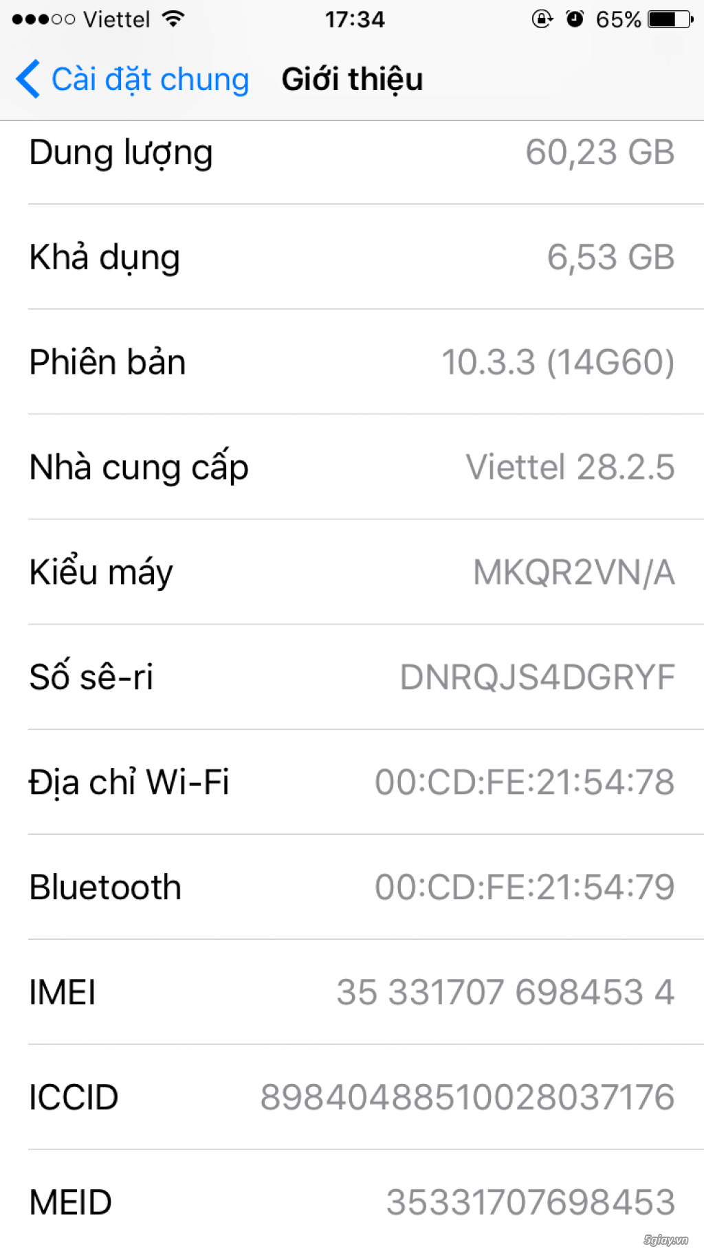 Cần Bán: iPhone 6S 64GB ROSEGOLD mới 99% - 2