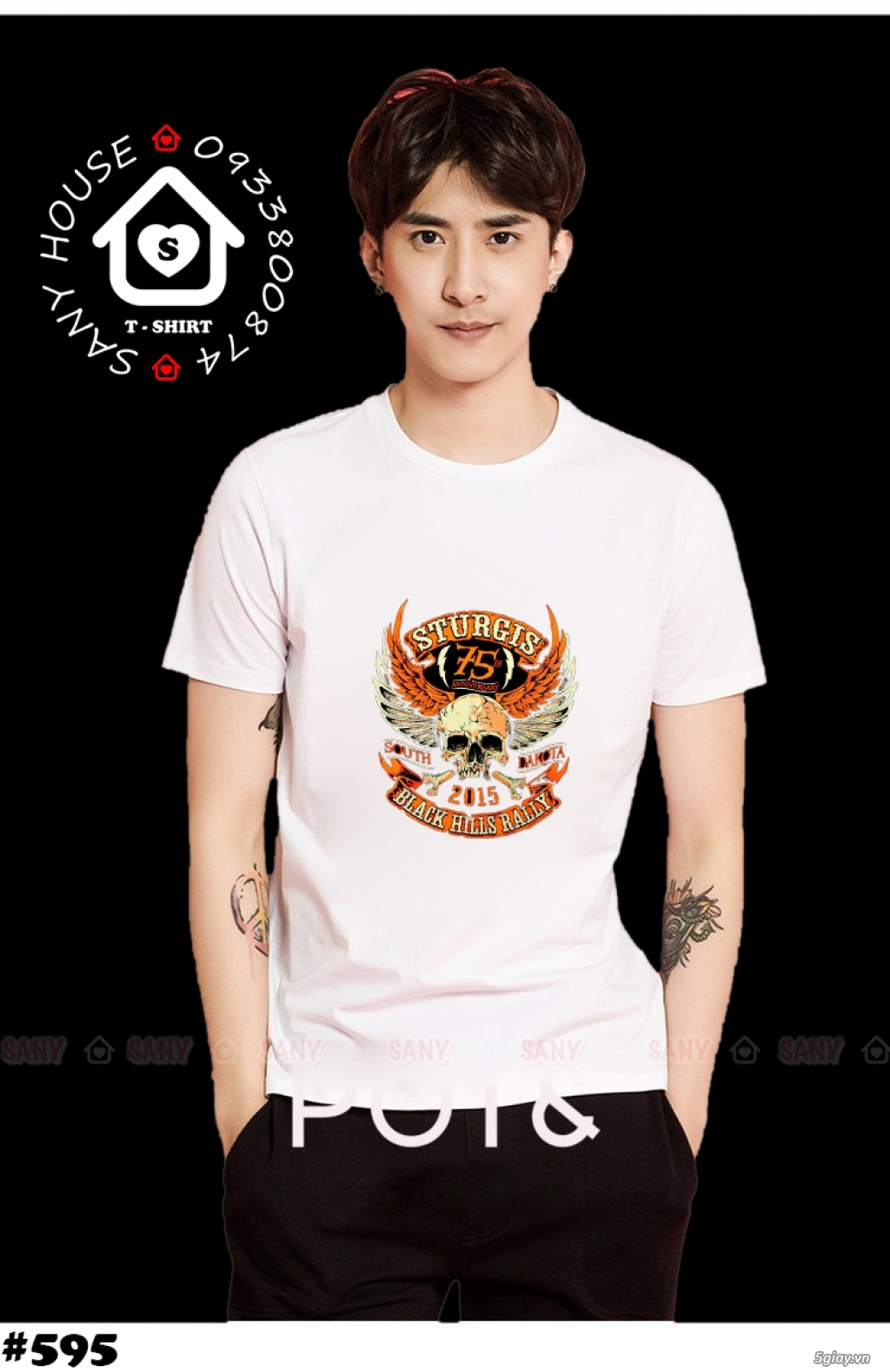 Áo Thun Cổ Tròn In Hình Cao Cấp - 17