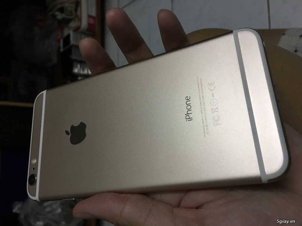 Iphone 6 plus lock mvt 64gb vàng (đẹp như mới) - 1
