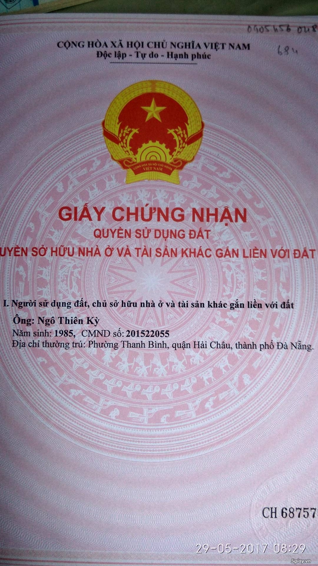 Bán đất mặt tiền đường Đàm Thanh 2, quận Liên Chiểu, Đà Nẵng