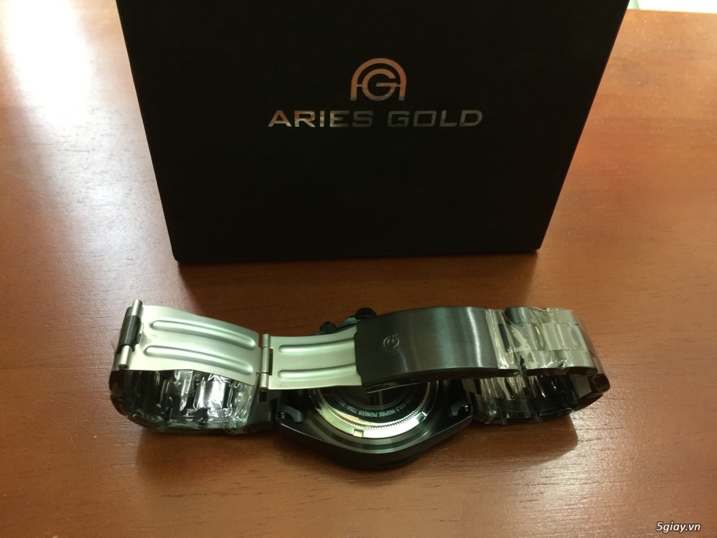 Thanh lý đồng hồ Aries Gold chính hãng G-726A BKY-Black, mới 100% - 9