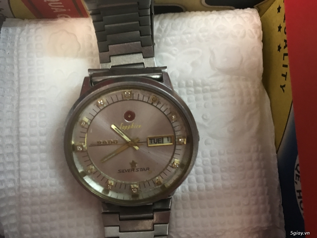 Rado silver star automatic cổ hoạt động good - 9