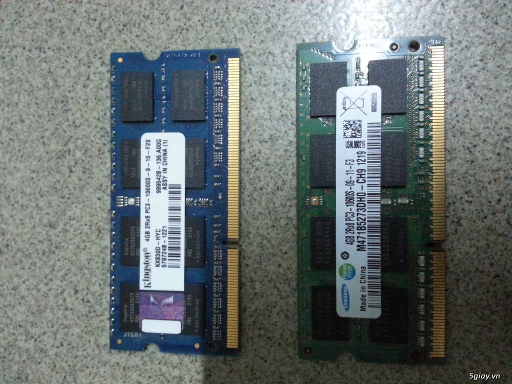 Ram Laptop (DDR3 4G/1333, DDR3L 2G 4G) - 2