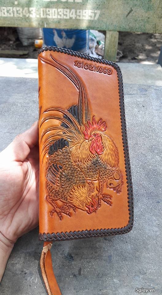 Ví nữ điêu khắc thủ công