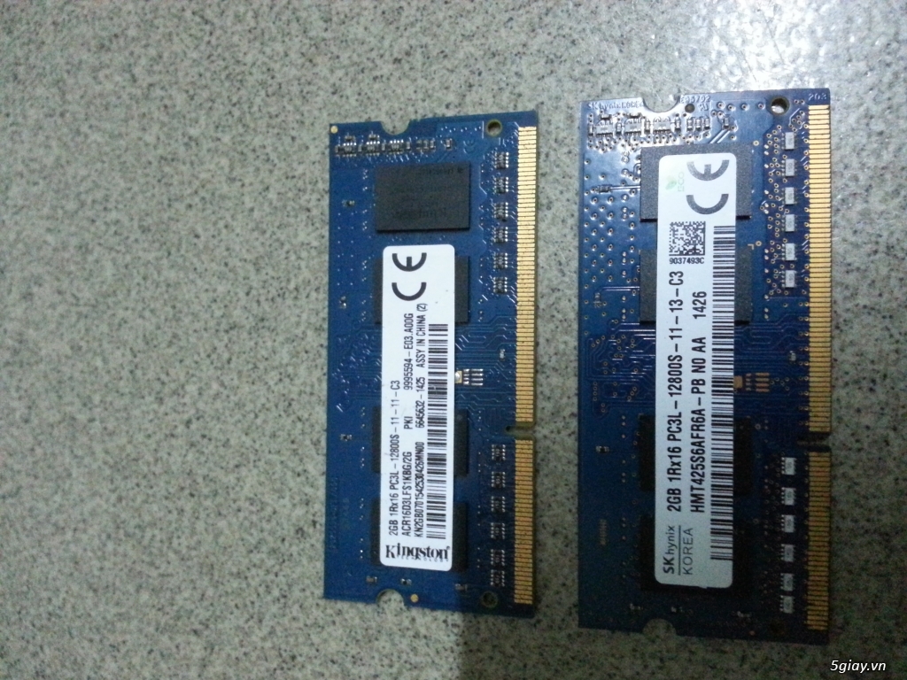 Ram Laptop (DDR3 4G/1333, DDR3L 2G 4G) - 1