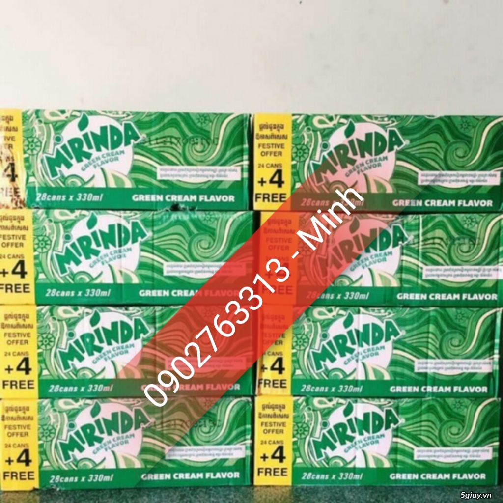 Mirinda Mint hàng Thái Lan chính hãng nhập khẩu Cambodia (ngon hơn VN) - 3