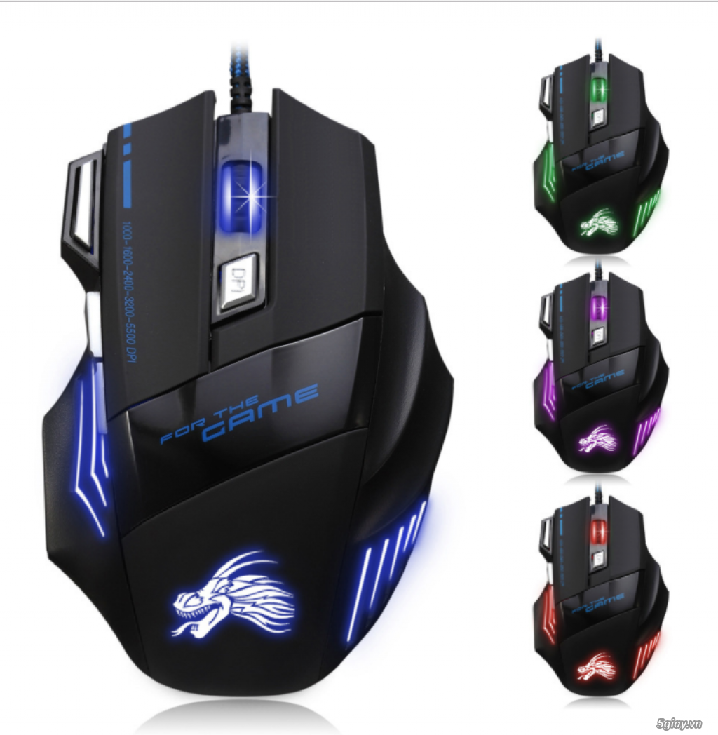 Chuột < led > Chuyên Game - TẶNG KÈM : Lót Chuột Game - 11