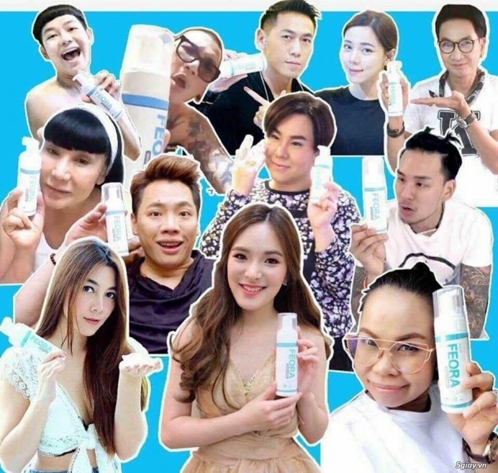 Sữa Rửa Mặt Dạng Bọt Mousse Cleanser Feora Hàn Quốc Ko Hóa Chất Ko Chì Ko Hại Da