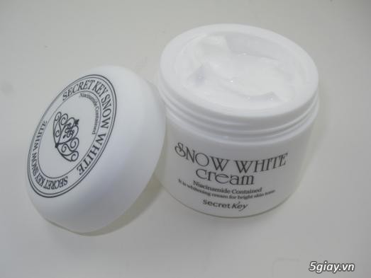 Mỹ phẩm trực tiếp từ Hàn Quốc-Kem trắng da Snow White Cream Secret Key - 2