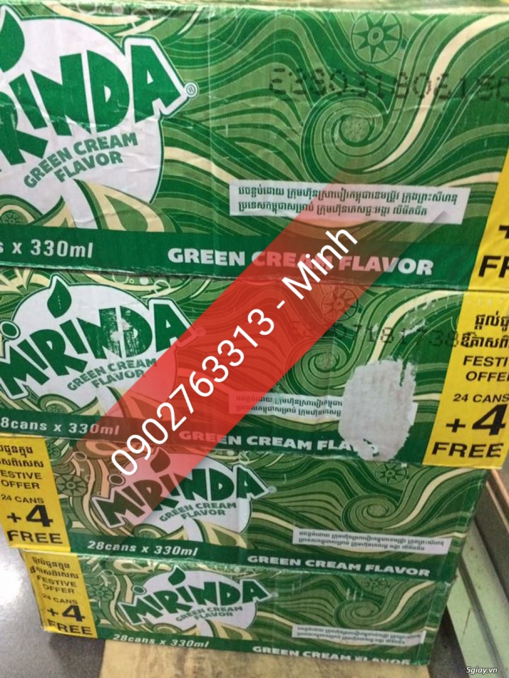 Mirinda Mint hàng Thái Lan chính hãng nhập khẩu Cambodia (ngon hơn VN) - 4