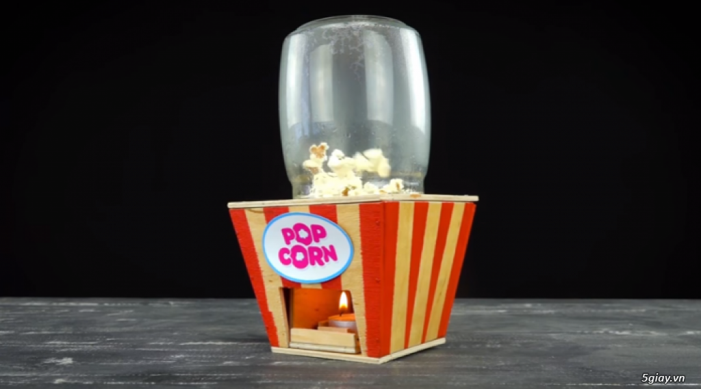 Cách làm máy bắp rang bơ