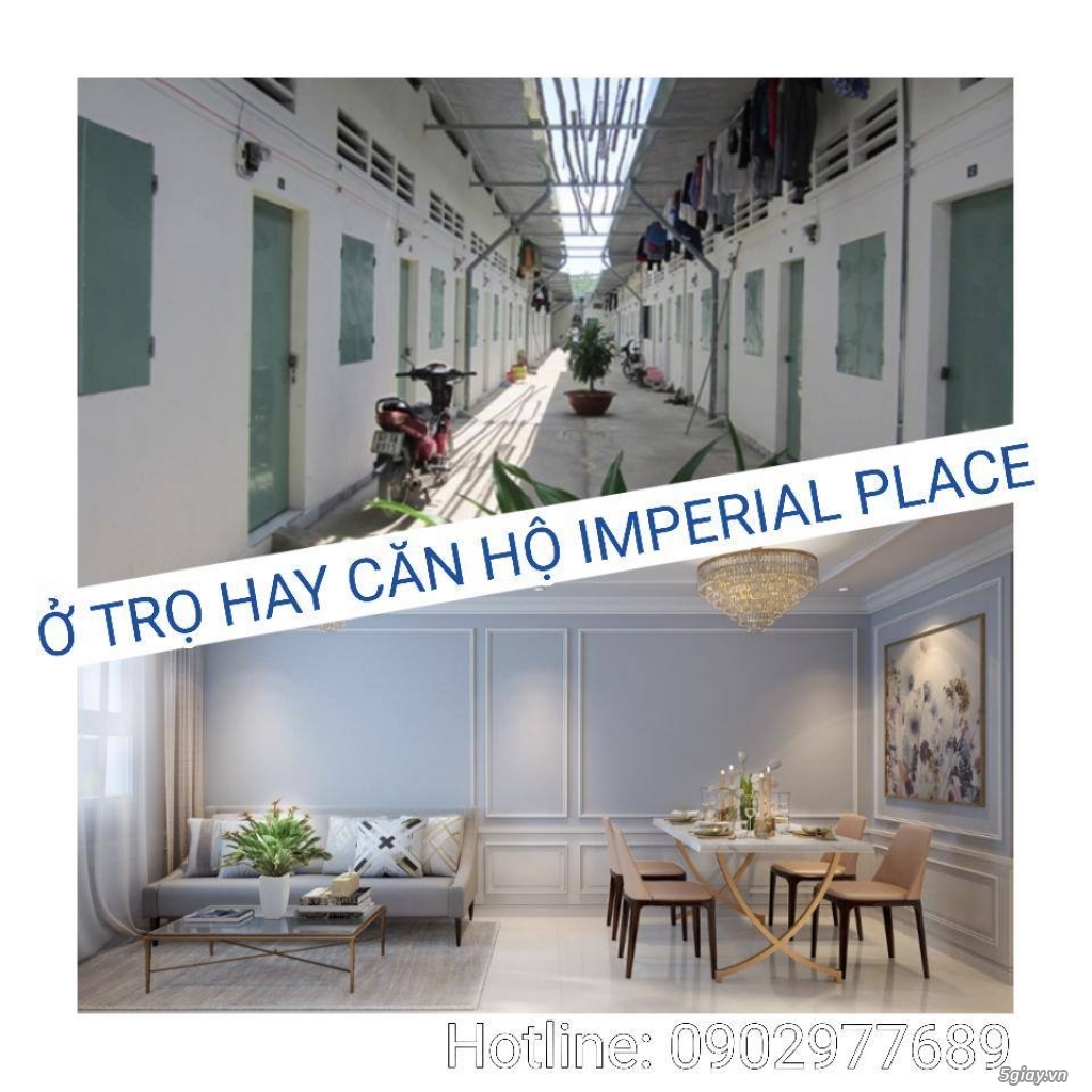 Với 5tr/tháng bạn sẽ ở trọ hay sở hữu ngay căn hộ Imperial Place?