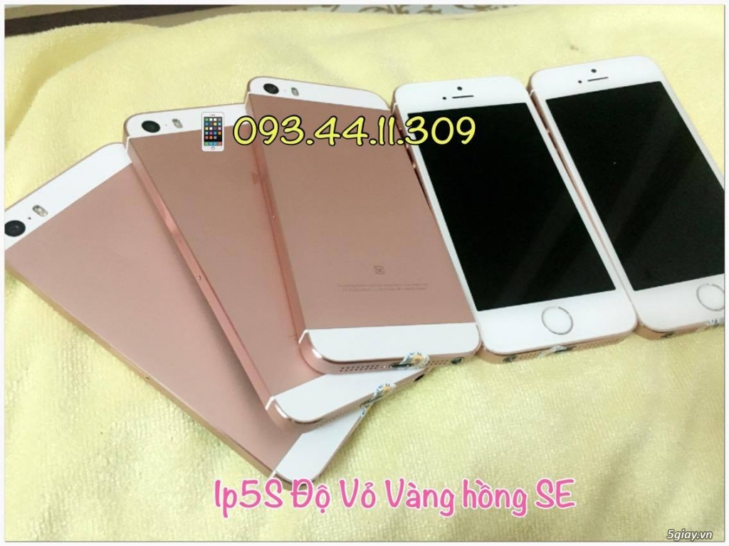 IPHONE 5S-16G-QUỐC TẾ-Lên Vỏ iPhone 5SE Hồng/Vàng Gold. Vân tay nhạy! - 24