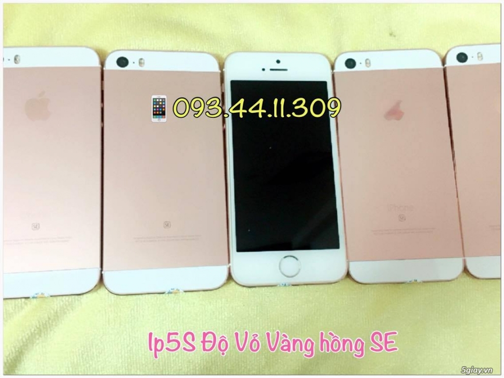 IPHONE 5S-16G-QUỐC TẾ-Lên Vỏ iPhone 5SE Hồng/Vàng Gold. Vân tay nhạy! - 23