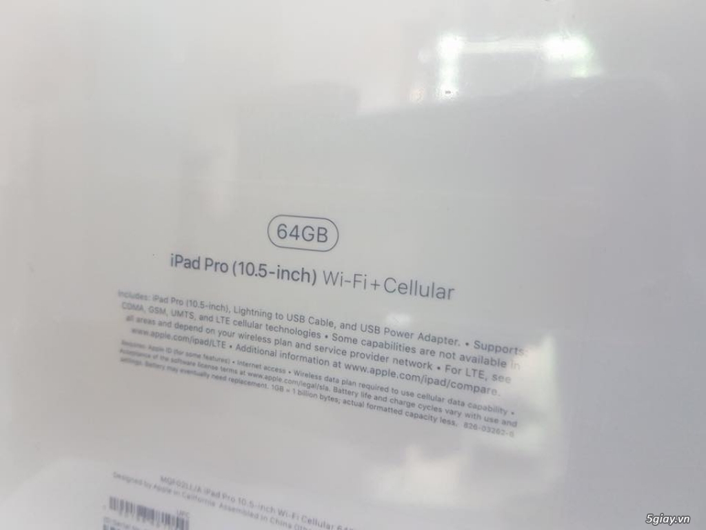 iPad pro 10.5 inch 2017 wifi 4g (64gb,256gb,512gb) new seal. - 4
