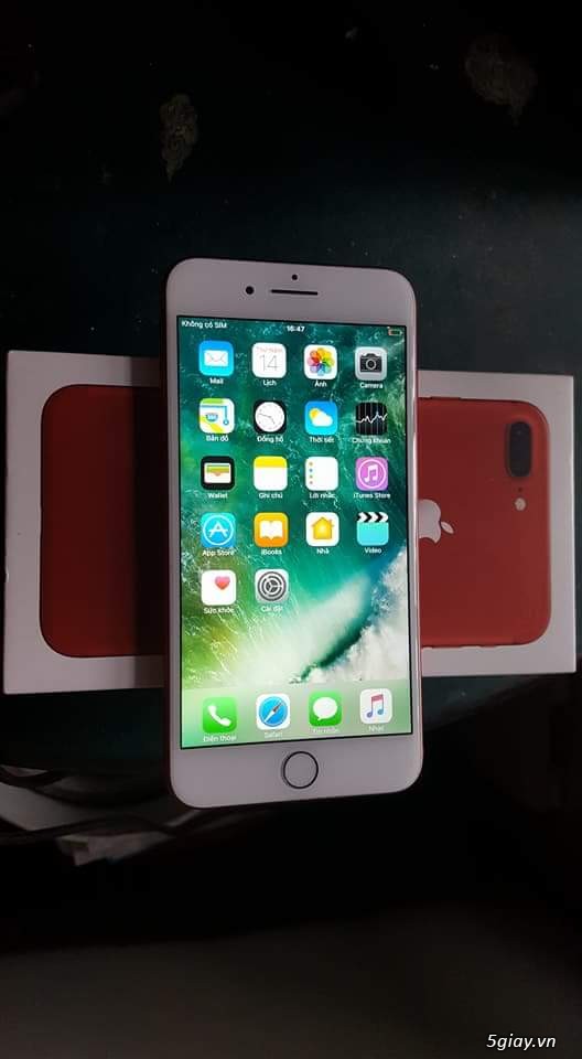 Iphone 7 plus đỏ 128gb, hàng Fpt Việt Nam bh 1 đổi 1 đến 6/2018