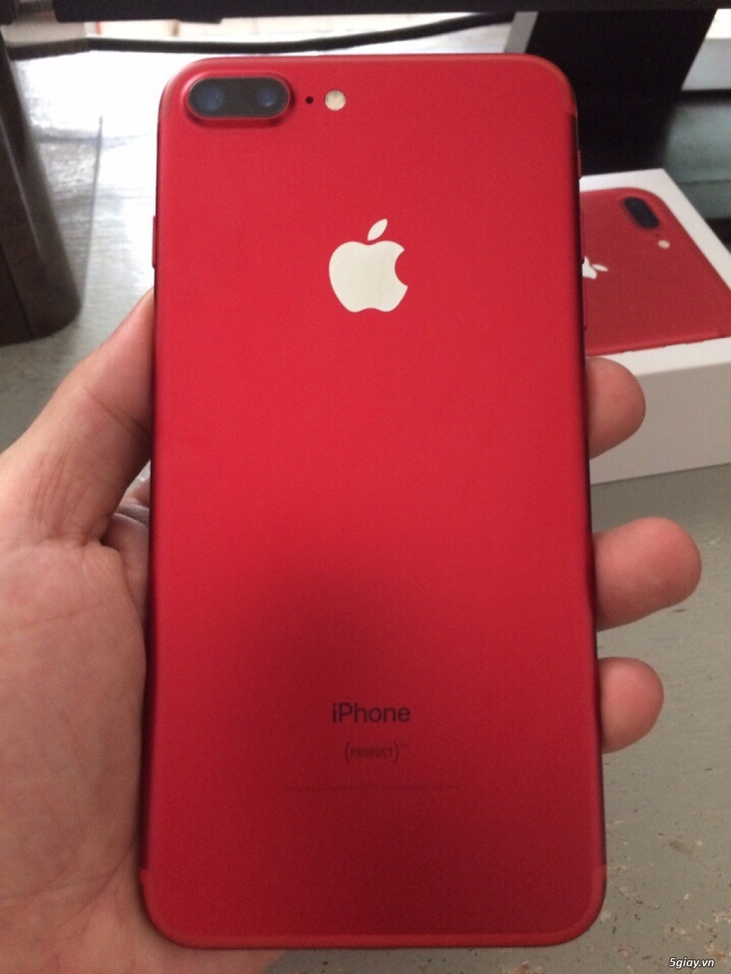 Mình bán iphone 7 plus 128gb red quốc tế fullbox bh 9-2018. - 2