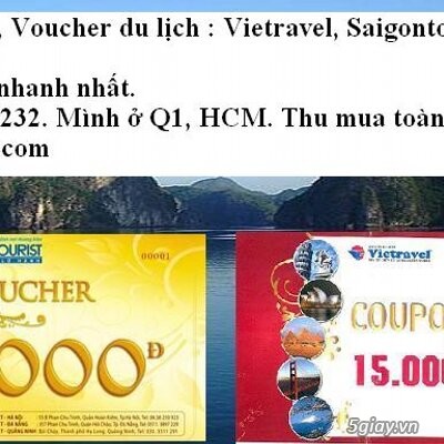 Mua bán voucher vietravel saigontourist fiditour viettours tst - 1