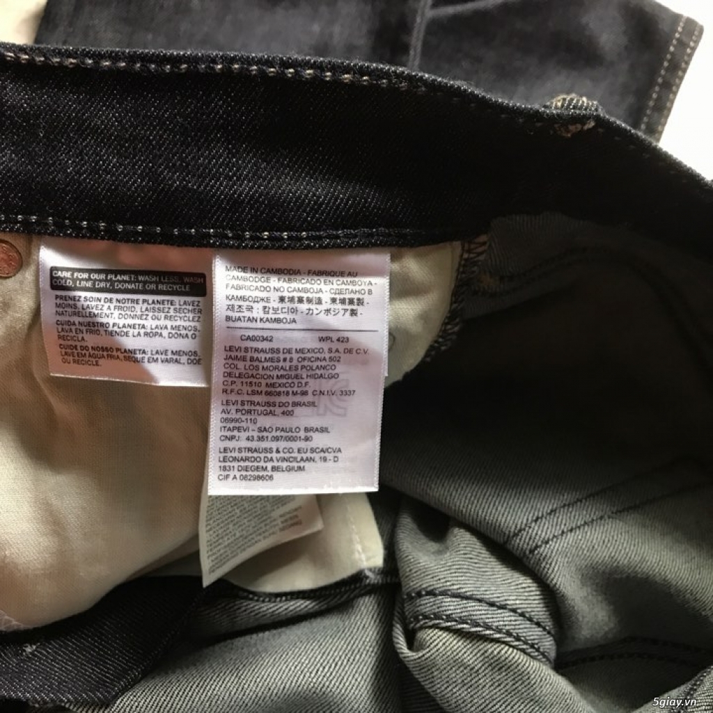 Quần Jeans Levi's Made in Cambodia - 6