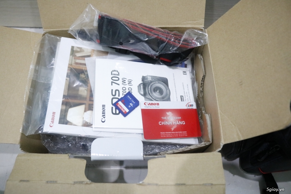 Canon 70D+ lens kit+phụ kiện Bảo hành Lê bảo minh 8-2018 - 4