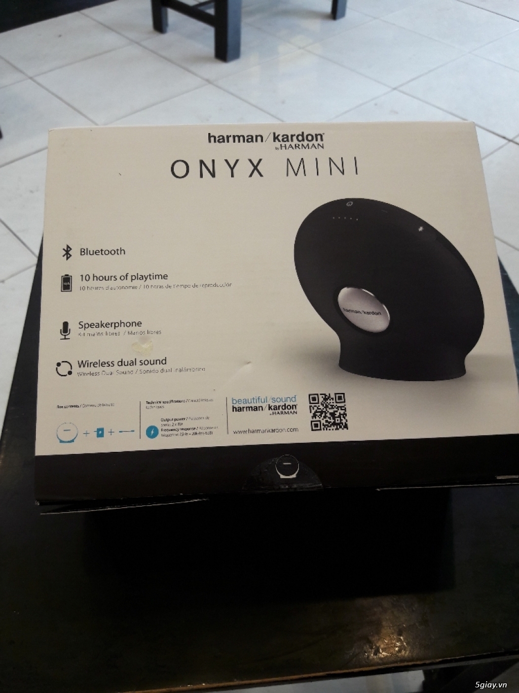 Loa Bluetooth Onyx Mini xách tay usa,nguyên seal giá rẻ - 3