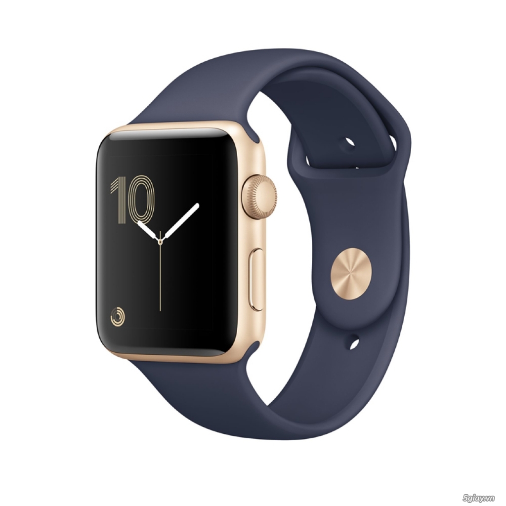Apple watch seri 2 42mm new seal chưa active vàng và trắng - 1