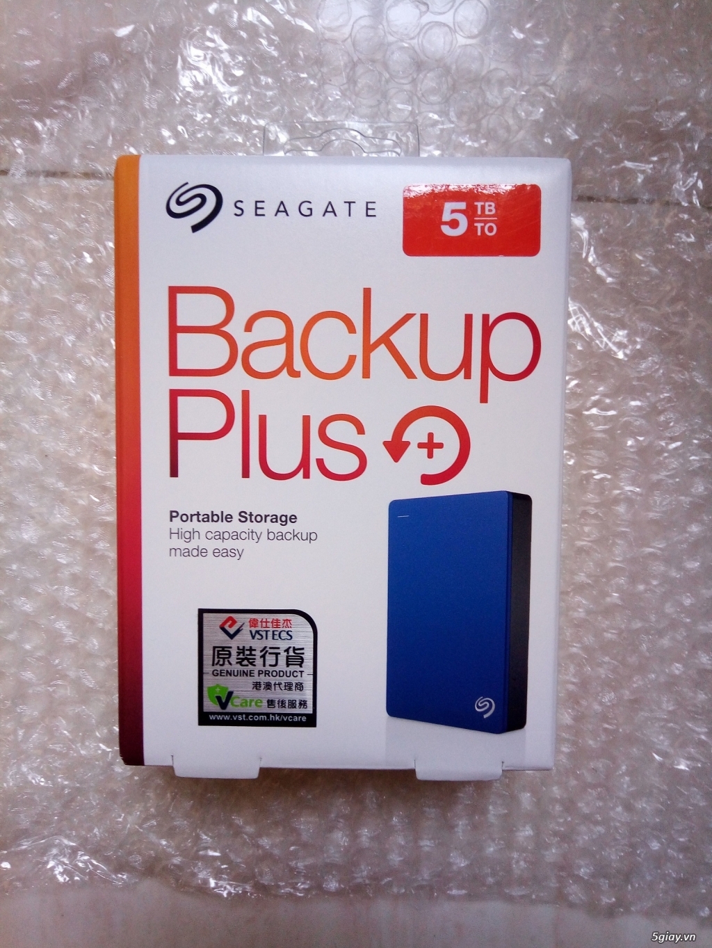 Seagate Backup Plus 5TB (model SRD00F1) STDR5000302 hàng mới 100 5giay