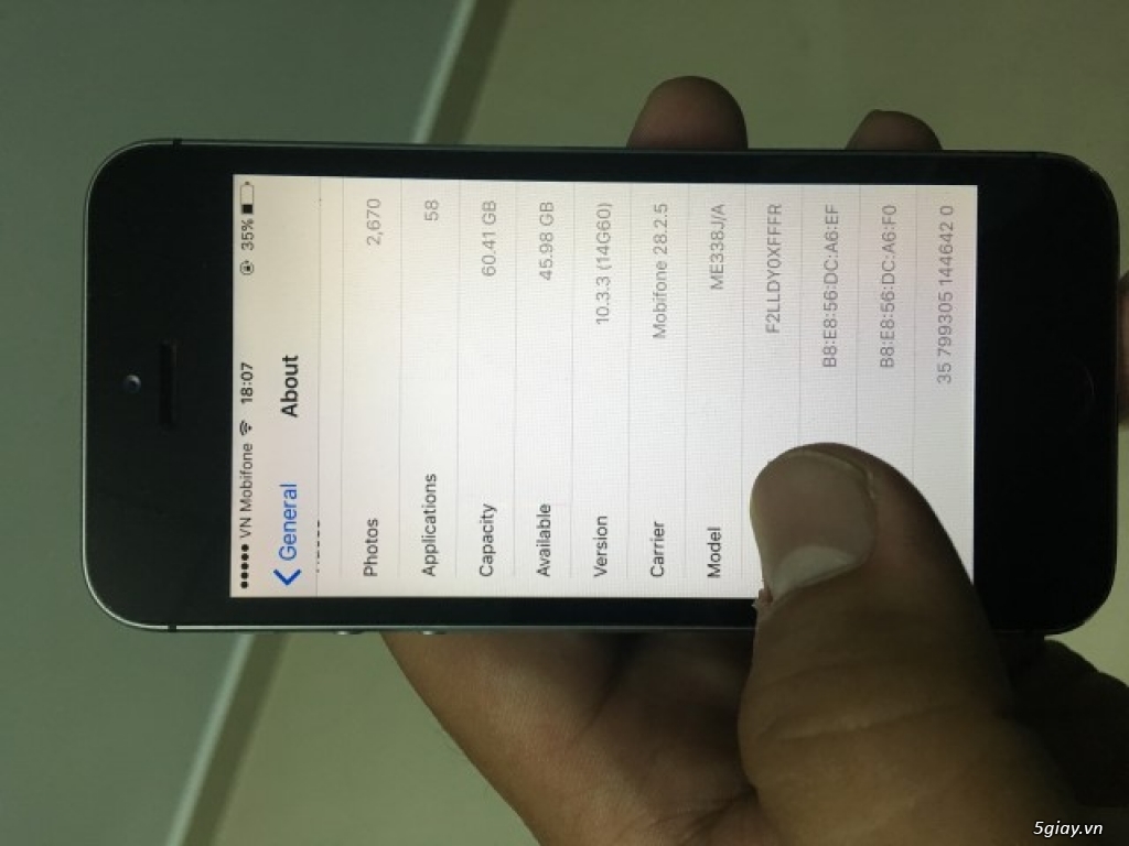 iPhone 5s - Lock Nhật 64GB - 4