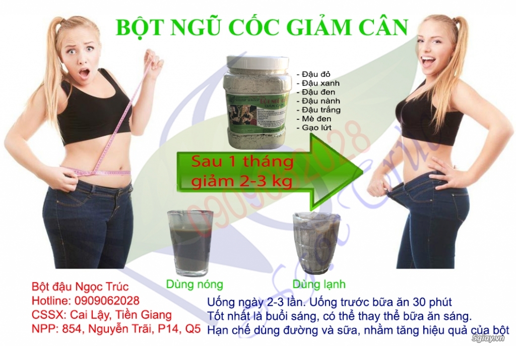 Ngũ cốc giảm cân Ngọc Trúc ở HCM