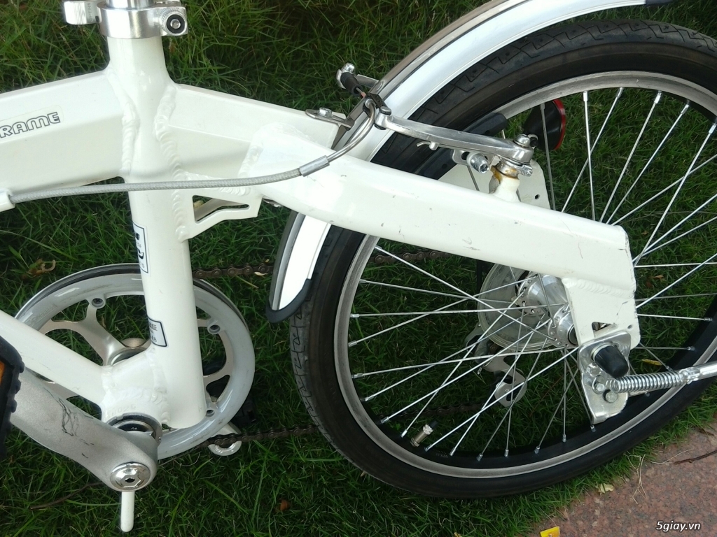 Xe đạp xếp trắng - Hàng bãi nhật - 10