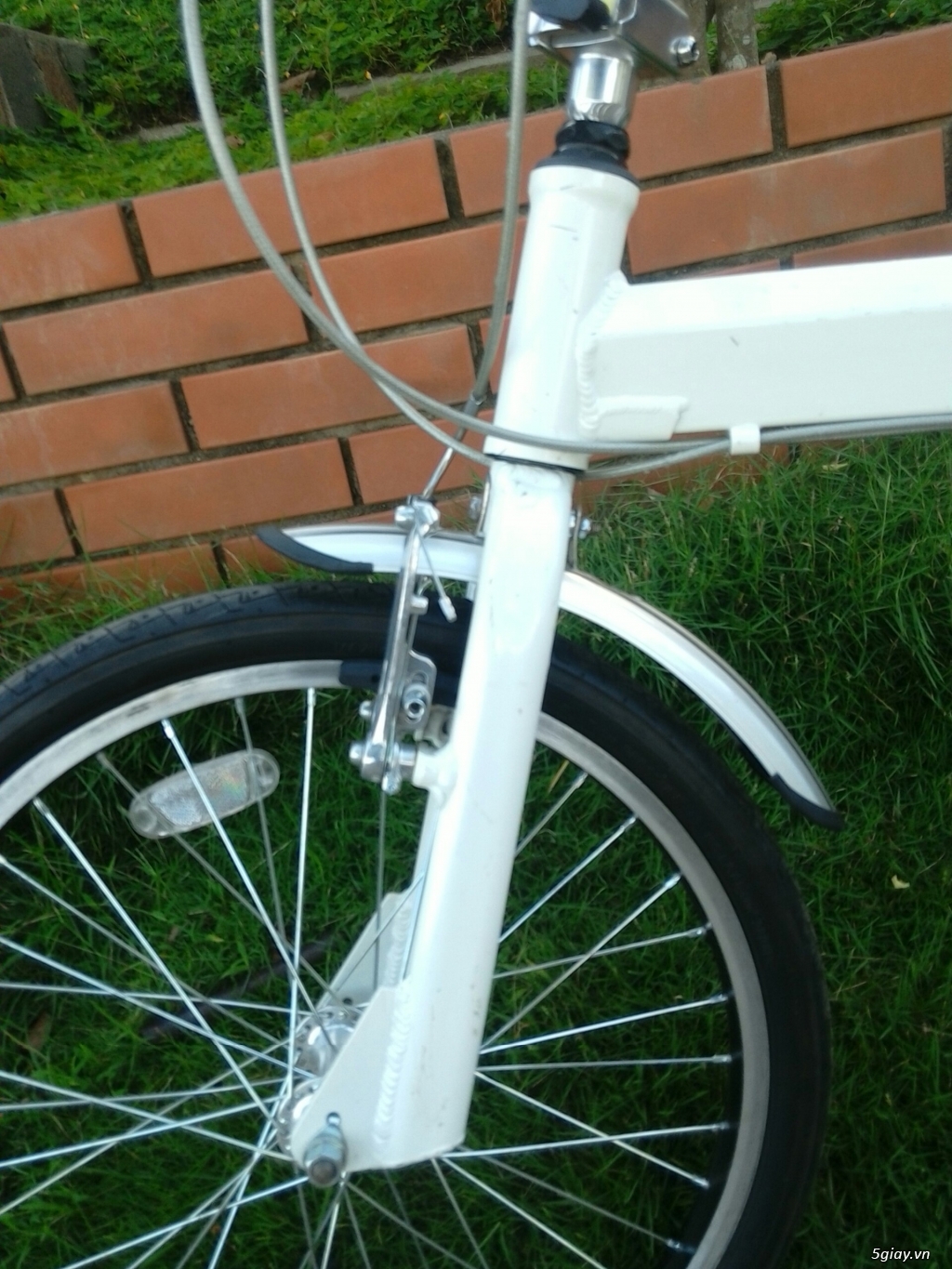 Xe đạp xếp trắng - Hàng bãi nhật - 23